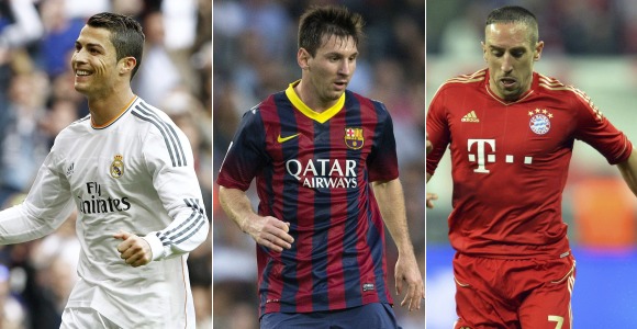 FIFA confirma a Cristiano Ronaldo, Messi y Ribèry como finalistas ... FIFA confirma a Cristiano Ronaldo, Messi y Ribèry como finalistas ...