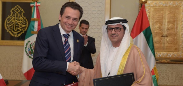 Emilio Lozoya y Musabbeh Al Kaabi