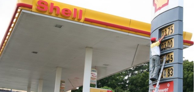 La cualidad de la gasolina sobre el terminal