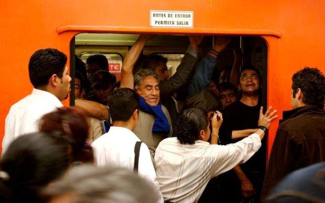 metro lleno