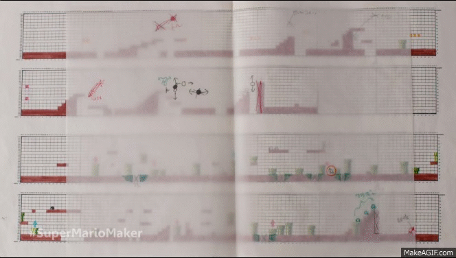 Papel cuadriculado y lápices: así se diseñó el primer 'Super Mario Bros' Papel cuadriculado y lápices: así se diseñó el primer 'Super Mario Bros'