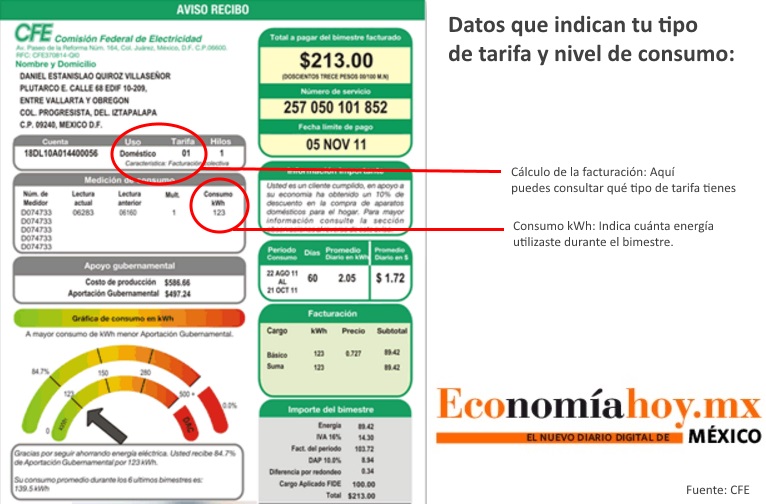Impresi n de tu recibo de luz