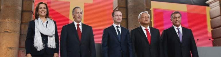 Todos contra AMLO: los detalles del primer debate presidencial