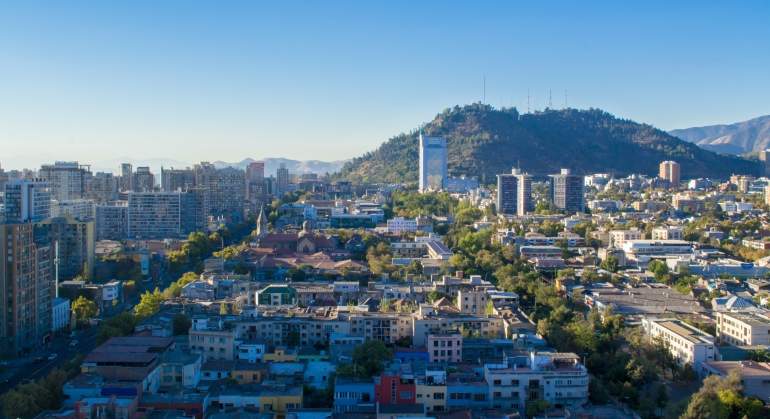 Vista de la ciudad de Santiago de Chile