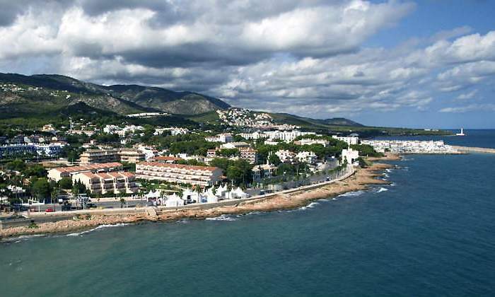 Vista de Alcossebre uno de los lugares afectados EE