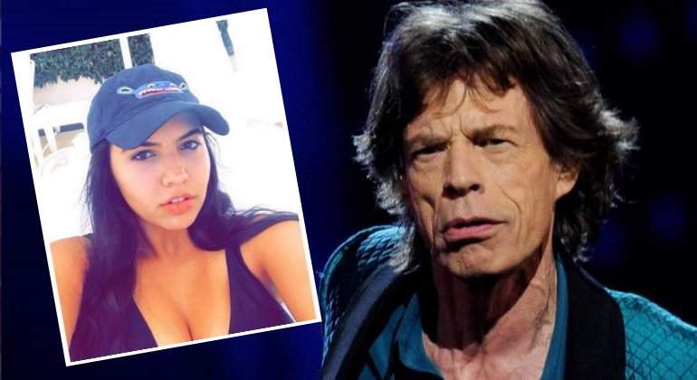 Mick Jagger sale con joven 52 años menor que él