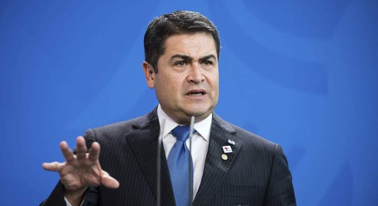 El presidente hondureño Juan Orlando Hernández