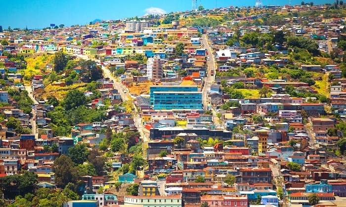 Imagen de la ciudad de Valparaso en Chile