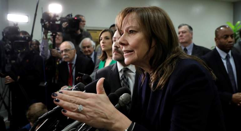 La presidenta ejecutiva de GM Mary Barra