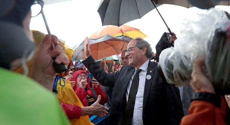 El independentismo instrumentaliza el primer aniversario de los atentados
