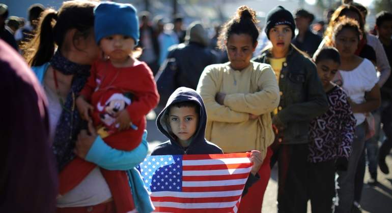 Migrantes en Tijuana