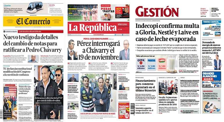 Revista de prensa del Per