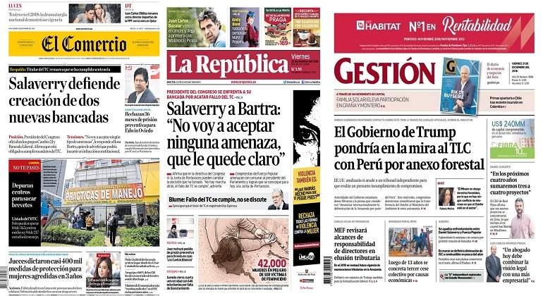 Revista de prensa del Per