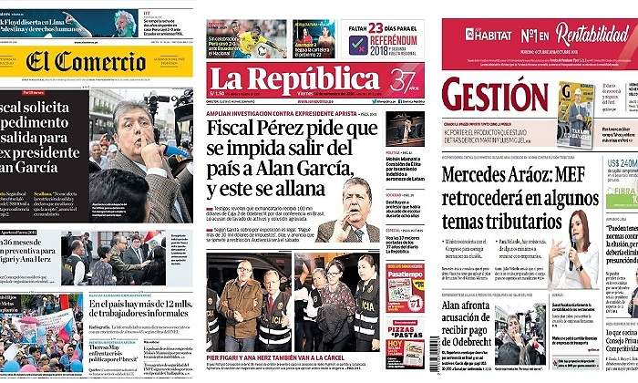 Revista de prensa del Per