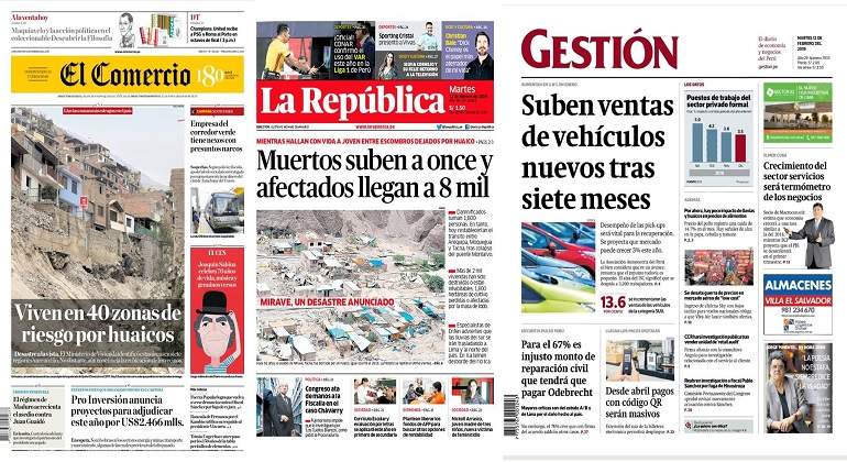 Revista de prensa del Per