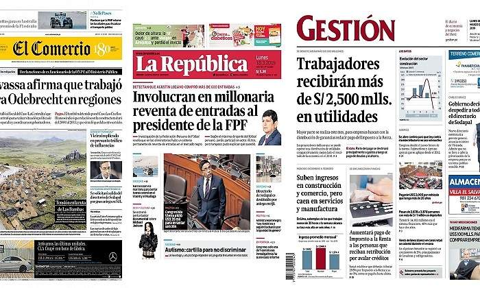 Revista de prensa del Per