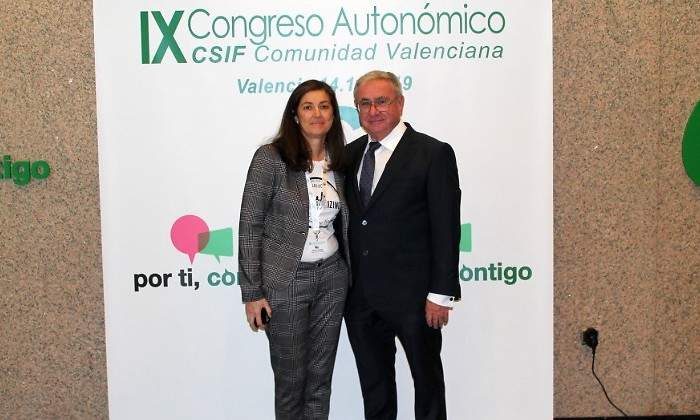 Alicia Torres nueva presidenta de CSIF en la Comunitat Valenciana y Daniel Matoses presidente saliente EE