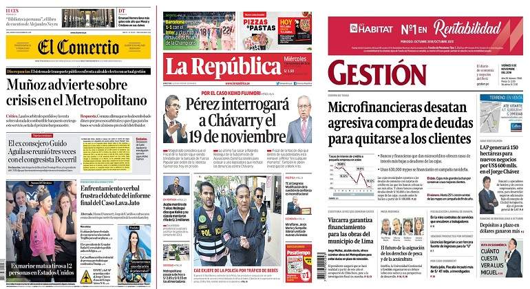 Revista de prensa del Per