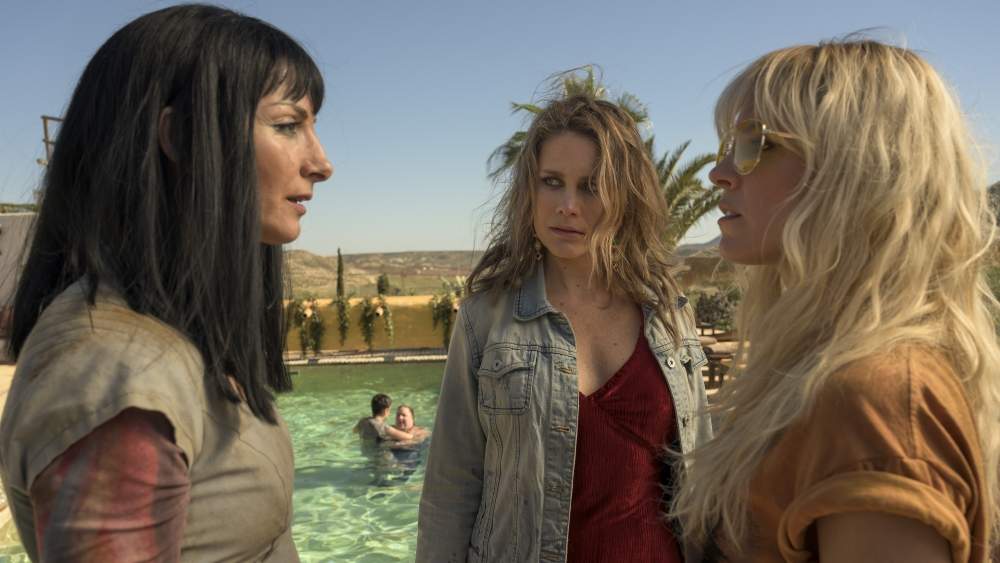 Lisi Linder, Najwa Nimri y Maggie Civantos en 'Vis a vis: El Oasis'