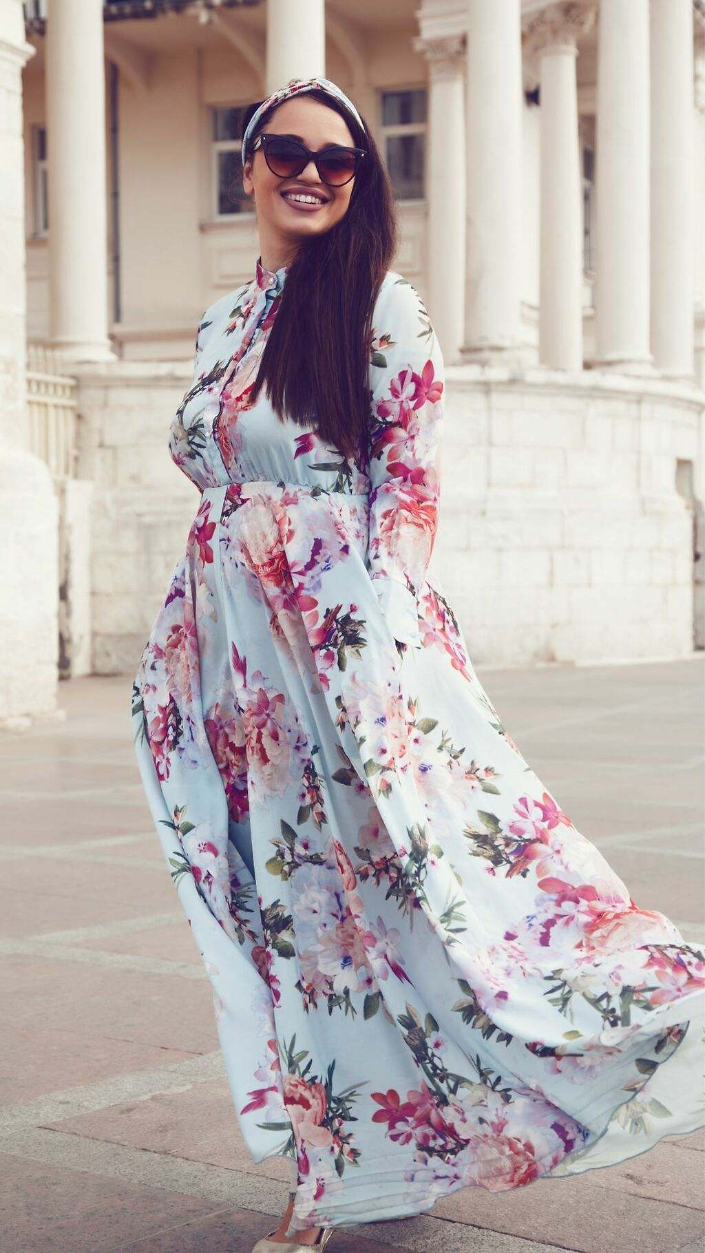 Vestidos maxi fluidos
