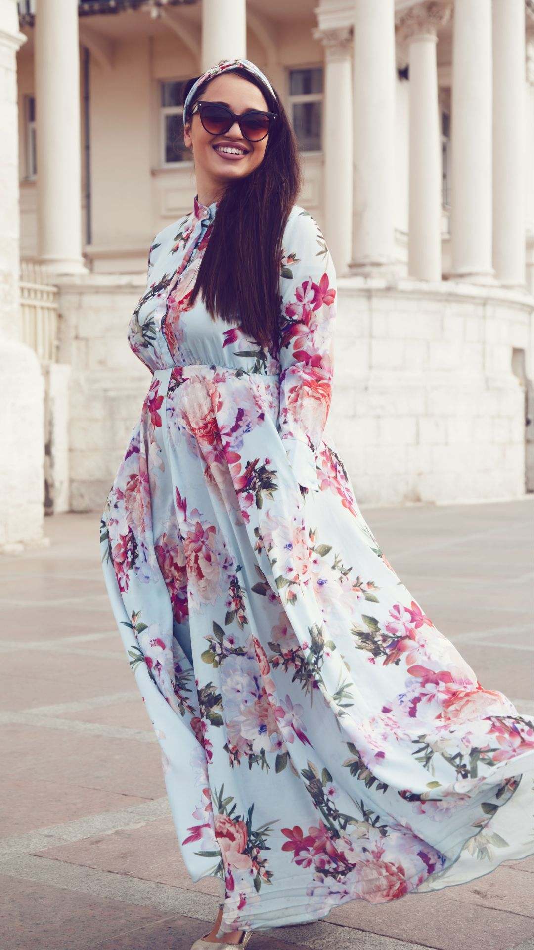 Vestidos maxi fluidos