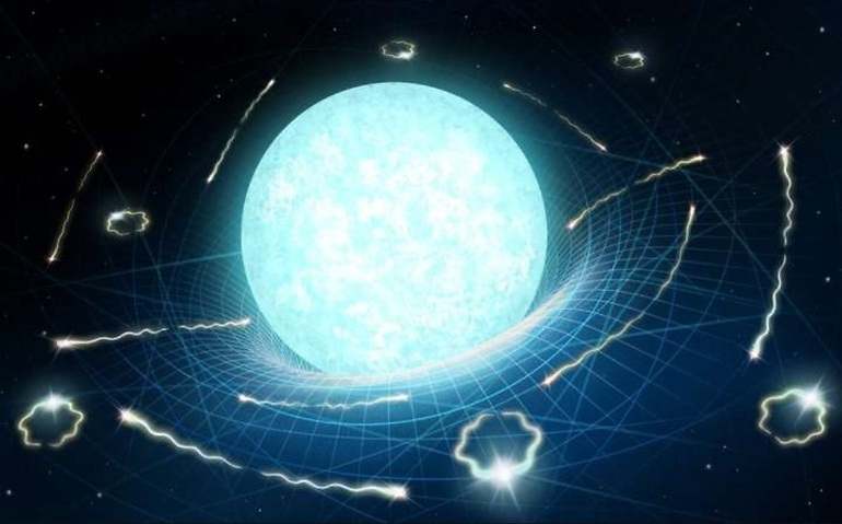 Una estrella de neutrones 