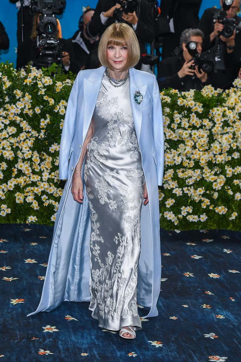 Anna Wintour en la MET Gala. Cordon