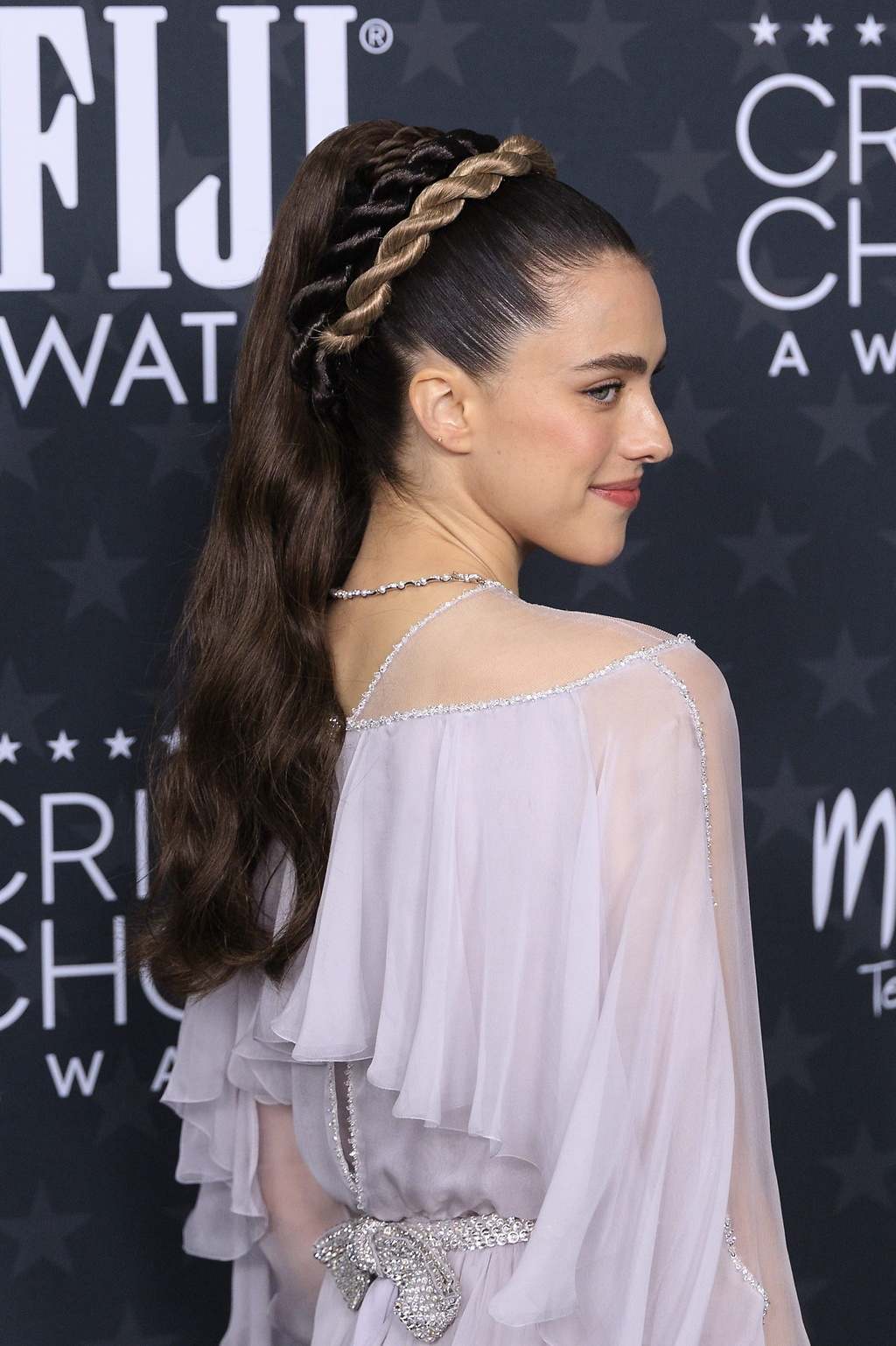 También con trenzas