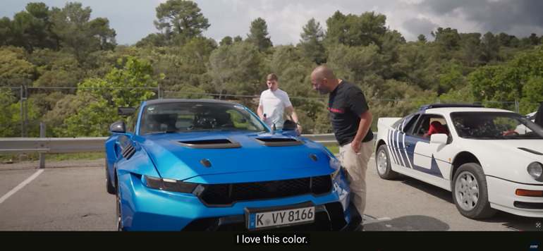 Mustang GTD y RS200, 40 años separan a dos bestias de competición. El segundo tuvo que esperar años antes de que naciera el campeón de F1 Max Verstappen