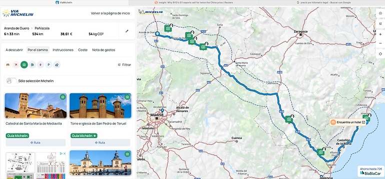 Lugares pintorescos para visitar a lo largo de la ruta