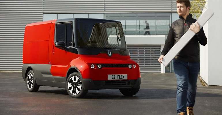 Un diseño más sucinto y mucho menos espacio proponía en 2019 el concepto Renault EZ Flex, del que aún no hay plasmación en un vehículo de serie