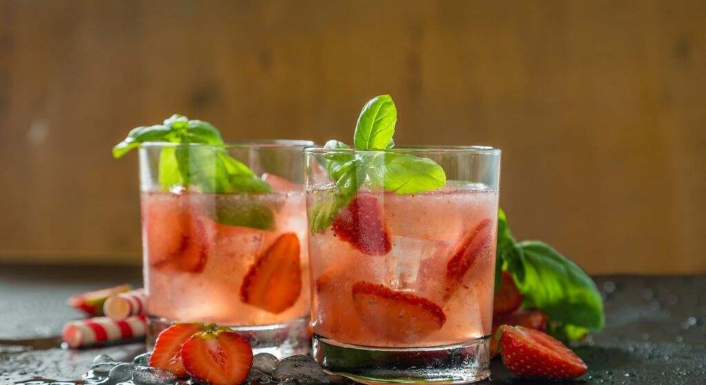 El agua de fresas