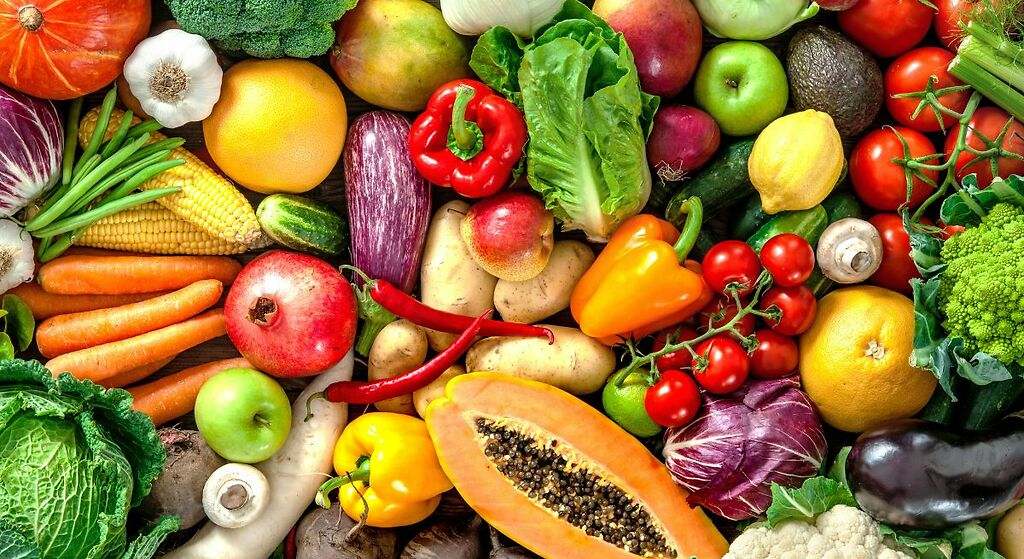 Comer fruta y verdura