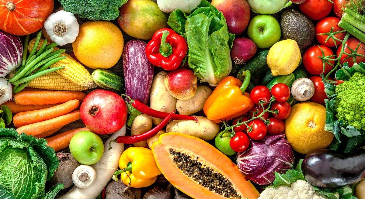 Comer fruta y verdura