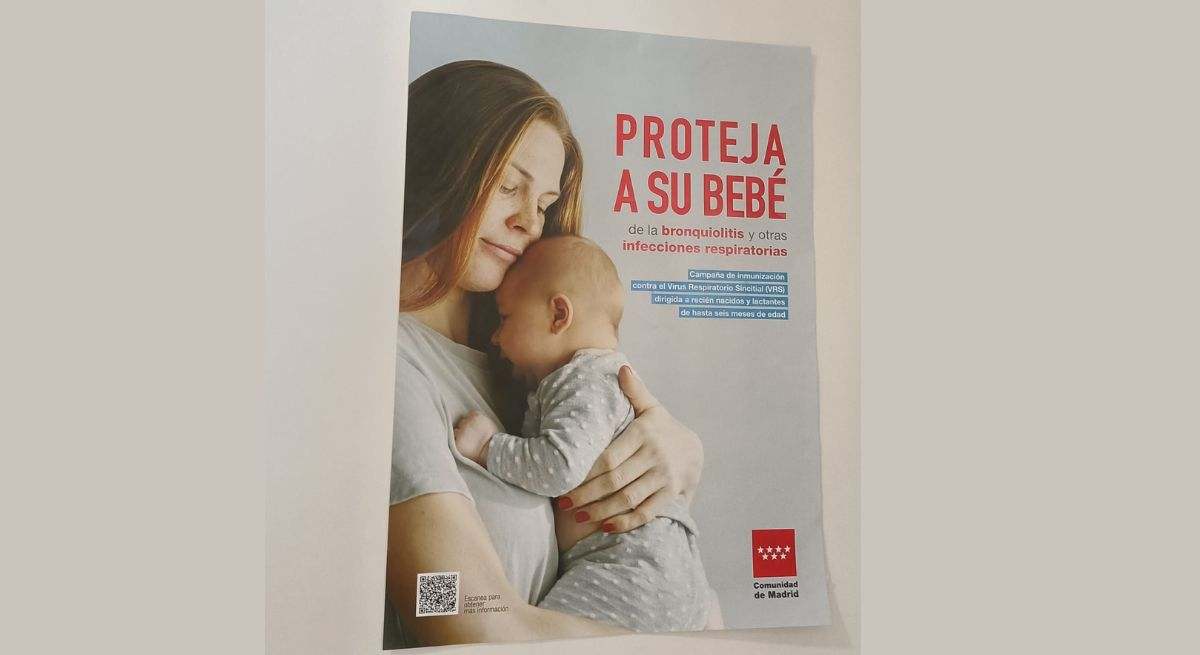 Aviso a los padres de 50.000 bebés a partir del 1 de septiembre: se abre la cita previa para vacunar frente al virus que causa la bronquiolitis en Madrid