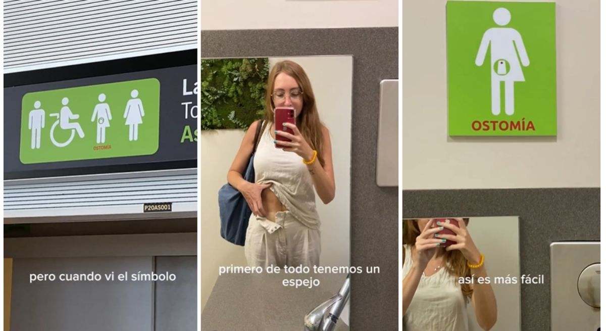 Una joven ostomizada habla alto y claro de un problema que afecta a muchos españoles: "Esta ha sido mi primera vez en un servicio para personas con bolsita"