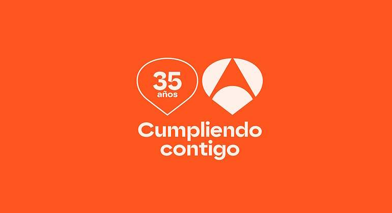Logo del 35 aniversario de Antena 3.