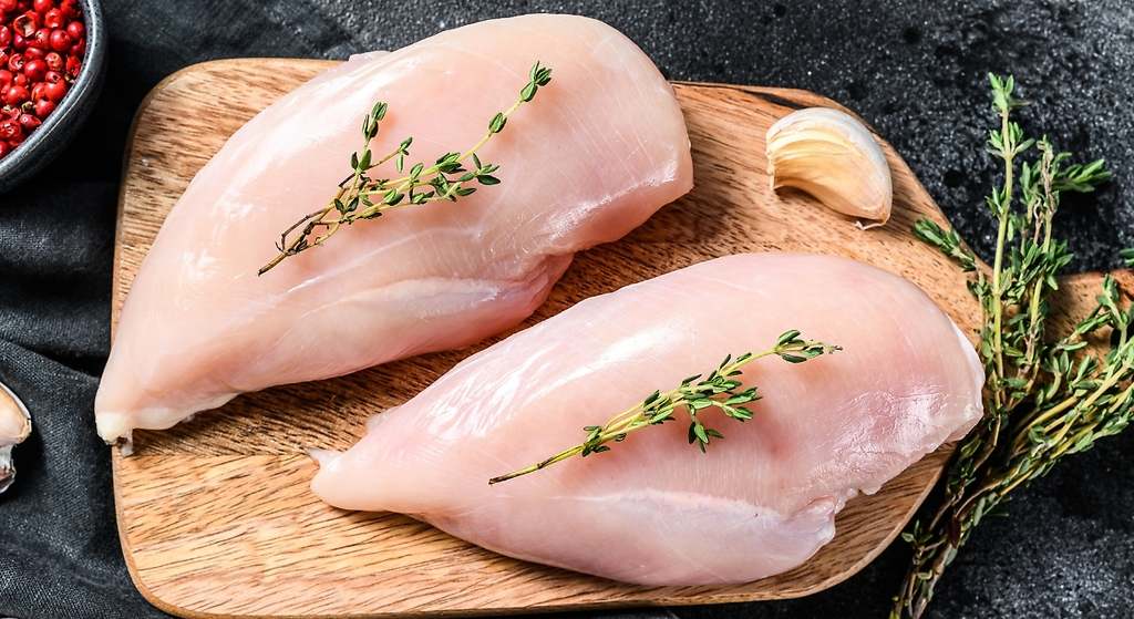 La más saludable, el pollo