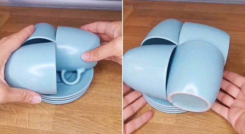 Adiós a las tazas apiladas