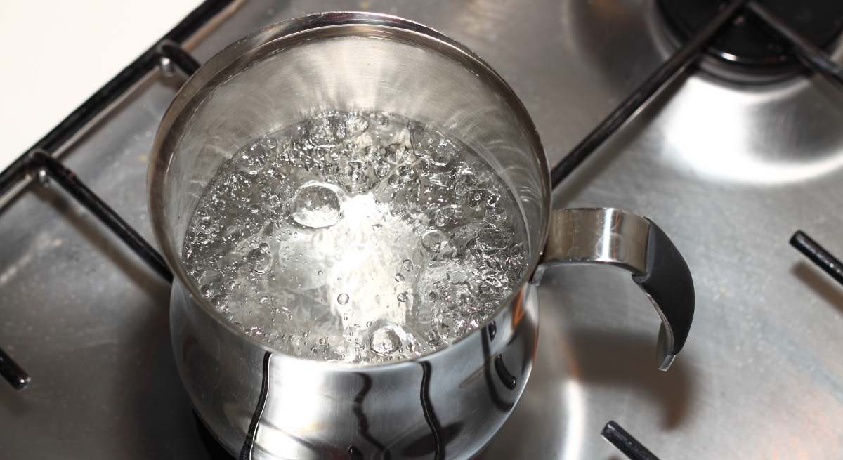 Agua hirviendo
