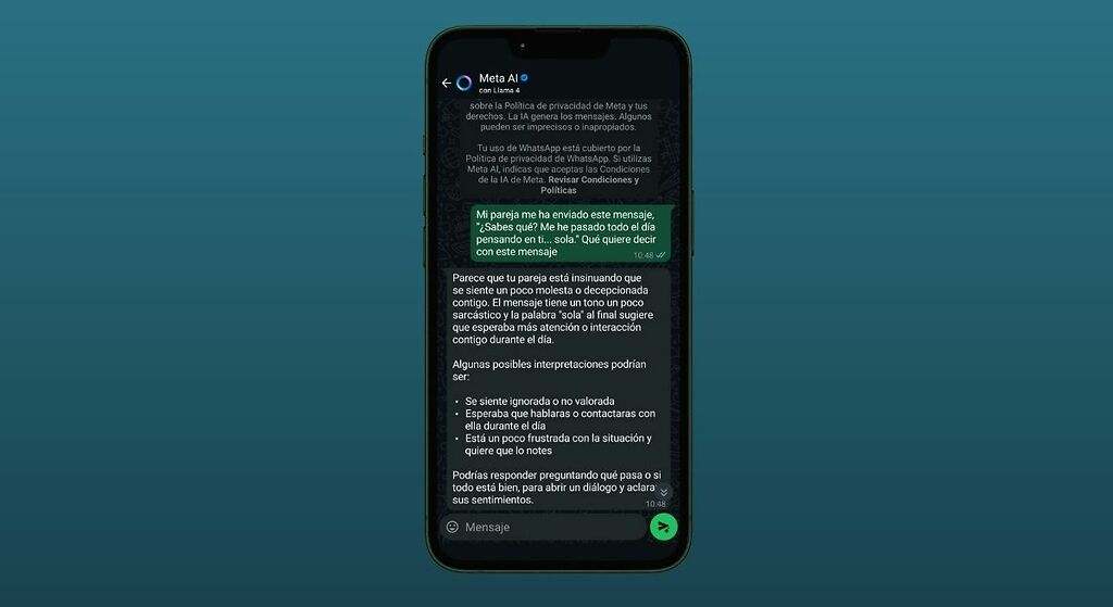 Interpreta un mensaje