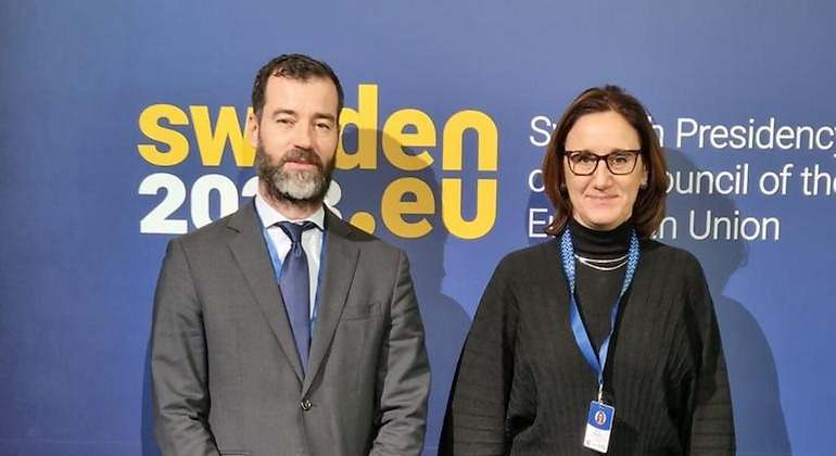 Rocío Báguena (derecha), nueva Secretaria General de Transporte Terrestre