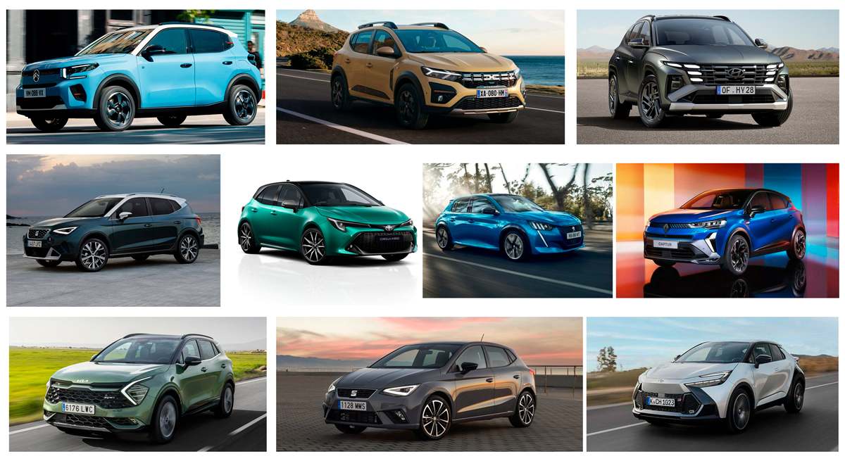 Estos han sido los coches más vendidos en el mes de junio 2024