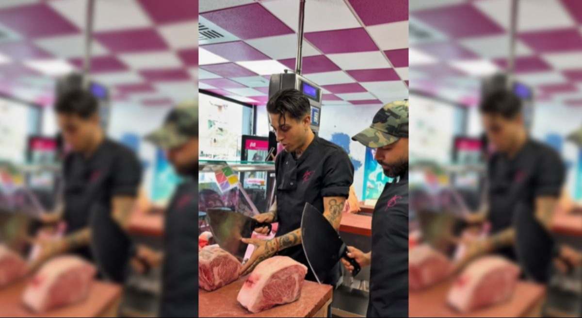 Un carnicero "clava" un kilo de chuleta en un local de San Fernando de Henares conocido por su música techno: "Vengo a retar al jefe"