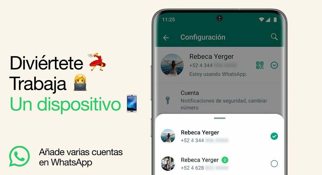 Tener dos cuentas en un mismo teléfono