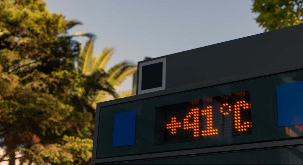 En días muy calurosos