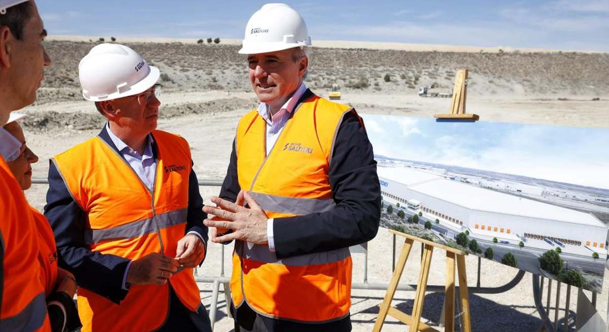 Saltoki advances in the construction of its new center in Zaragoza