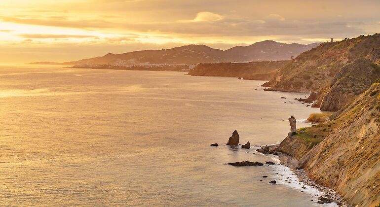 Atardecer en la costa del Sol en Málaga