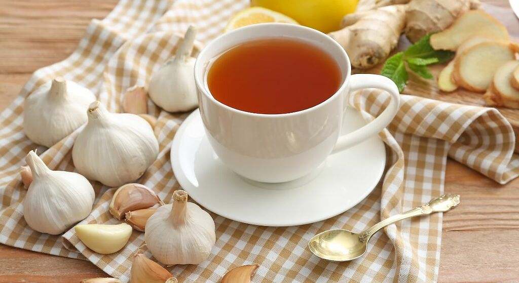 Té de ajo con limón