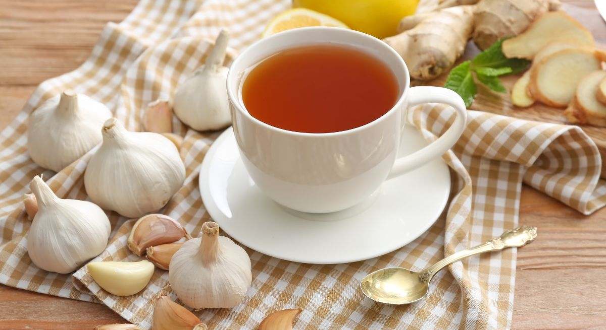 Té de ajo con limón